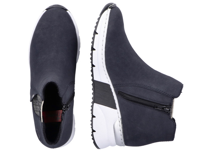 Rieker - Rieker, modische Damen-Boots, Weite G, mit Reißverschluss, in Größe 036 bis 042, in Farbe DUNKELBLAU Ansicht 9