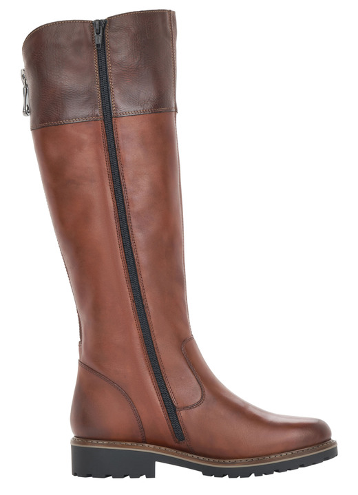 Stiefel & Stiefeletten - Remonte, gefütterte Damen-Stiefel, Winterschuhe, Weite G, mit Reißverschluss Ansicht 11 Stiefel & Stiefeletten - Remonte, gefütterte Damen-Stiefel, Winterschuhe, Weite G, mit Reißverschluss, in Größe 036 bis 042, in Farbe SCHWARZ-MARONE Ansicht 11