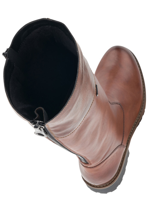 Stiefel & Stiefeletten - Remonte, gefütterte Damen-Stiefel, Winterschuhe, Weite G, mit Reißverschluss Ansicht 13 Stiefel & Stiefeletten - Remonte, gefütterte Damen-Stiefel, Winterschuhe, Weite G, mit Reißverschluss, in Größe 036 bis 042, in Farbe SCHWARZ-MARONE Ansicht 13