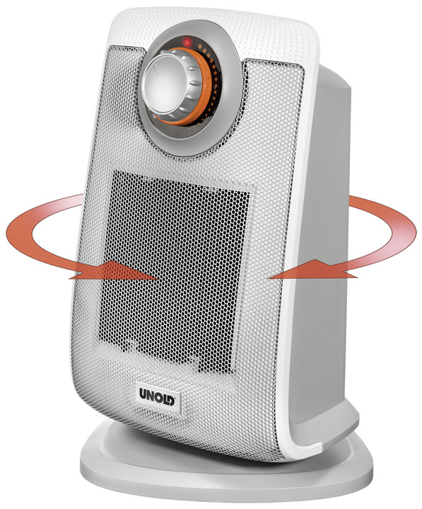 - Keramik-Heizlüfter, in Farbe WEISS Ansicht 3