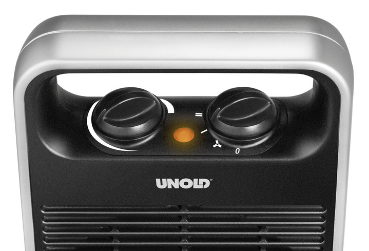 - Heizlüfter mit stufenloser Temperaturregelung, in Farbe SCHWARZ Ansicht 4