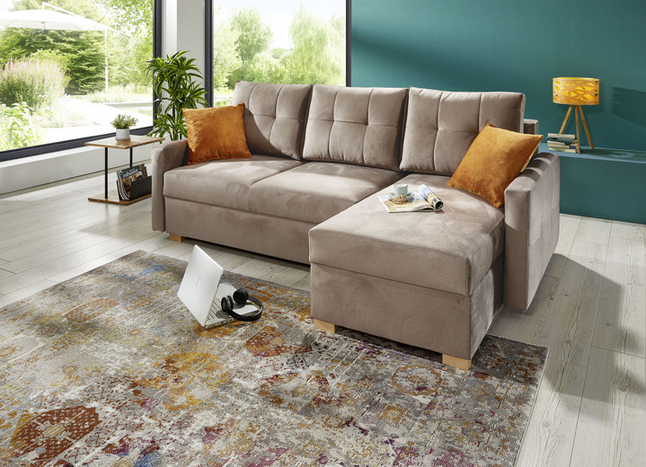 Polsterecken - Polsterecke mit Bettfunktion, in Farbe ANTHRAZIT Ansicht 7