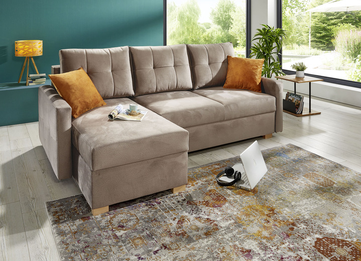 - Polsterecke mit Bettfunktion, in Farbe TAUPE Ansicht 1