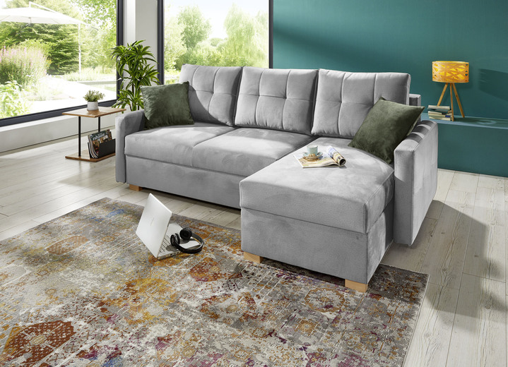 Polsterecken - Polsterecke mit Bettfunktion, in Farbe ANTHRAZIT Ansicht 4