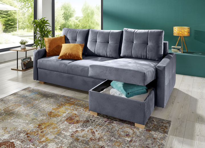 Polsterecken - Polsterecke mit Bettfunktion, in Farbe ANTHRAZIT Ansicht 2