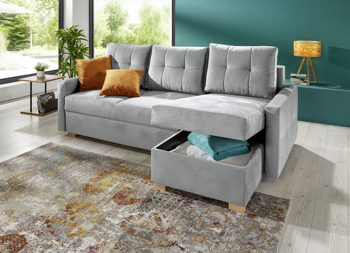 Polsterecken - Polsterecke mit Bettfunktion, in Farbe ANTHRAZIT Ansicht 5