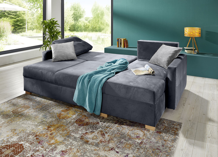 Polsterecken - Polsterecke mit Bettfunktion, in Farbe ANTHRAZIT Ansicht 3