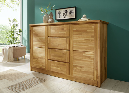 Sideboard aus Massivholz mit Softclose