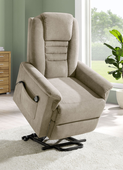 TV-Sessel / Relax-Sessel - TV-Sessel mit Motor und Aufstehhilfe, in Farbe BEIGE Ansicht 4