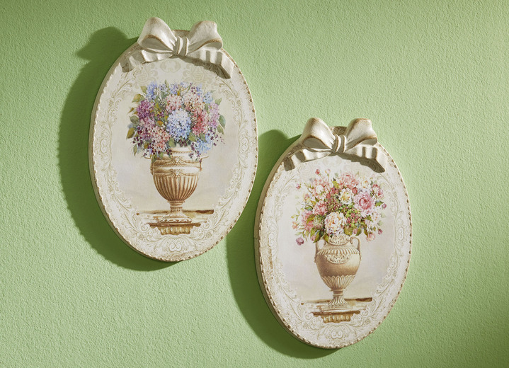 Wohnaccessoires - Wandbild, 2er-Set, in Farbe CREME Ansicht 2