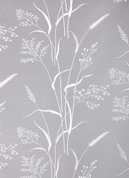 Klassisch - Store mit Streublumendessin Ansicht 2 Klassisch - Store mit Streublumendessin, in Größe 140 (125x300 cm) bis 298 (245x600 cm), in Farbe WEISS Ansicht 2