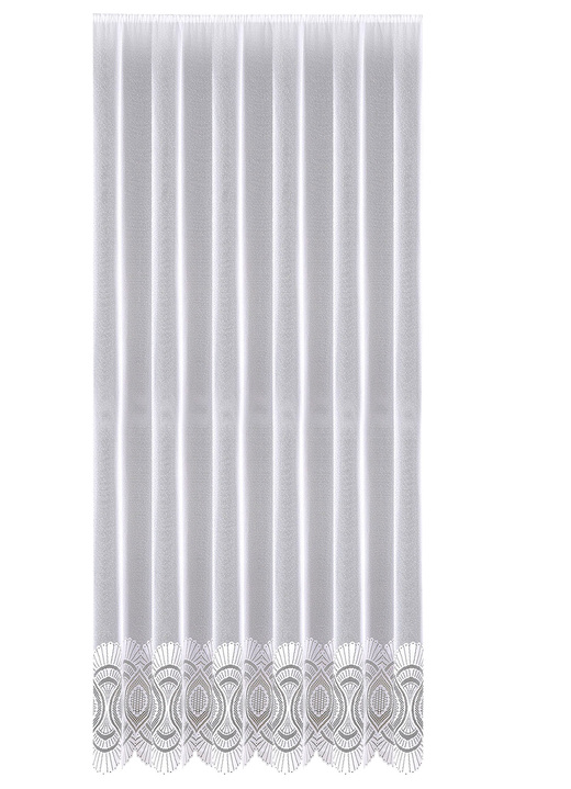 Klassisch - Langstore mit Universalschienenband, in Größe 217 (H220xB300 cm) bis 301 (H245xB750 cm), in Farbe WEISS Ansicht 2