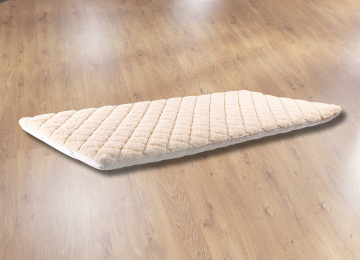 Matratzen & Topper - Lammflor-Topper von Breckle für ein perfektes Liegegefühl, in Größe 130 (80/200 cm) bis 139 (200/200 cm), in Farbe  Ansicht 1