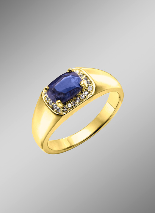 Ringe - Damenring mit Safir, in Größe 170 bis 190, in Farbe  Ansicht 1