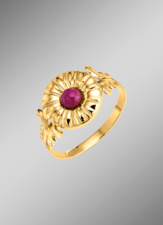 Ringe - Damenring mit Rubin, in Größe 170 bis 190, in Farbe  Ansicht 1