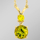 - Halskette mit echt Peridot, in Farbe  – Ansicht 1