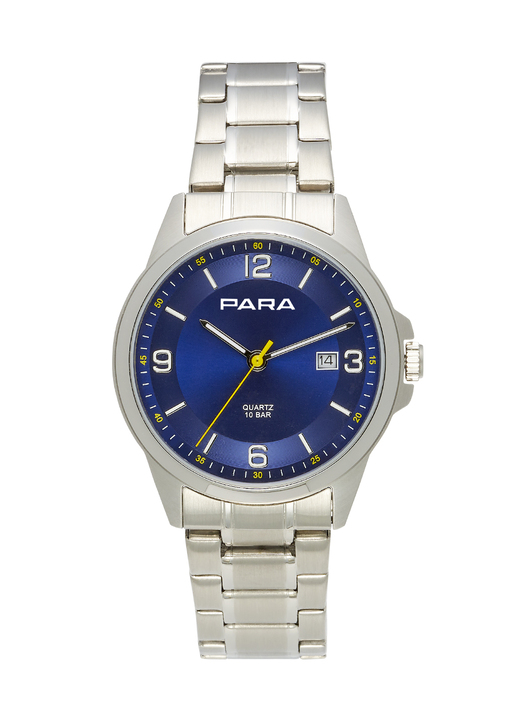 Quartzuhren - Quartz-Herrenuhr von Para, in Farbe , in Ausführung Zifferblatt Blau Ansicht 2