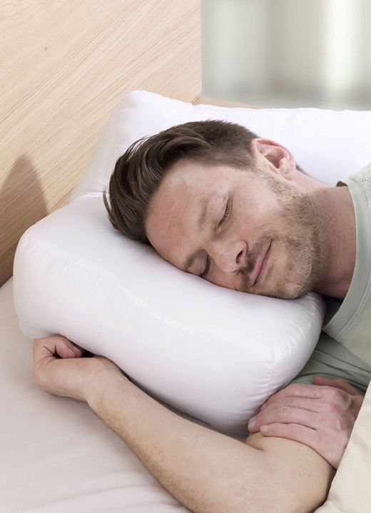 Gesunder Schlaf - Seitenschläferkissen für einen erholsamen Schlaf Ansicht 2 Gesunder Schlaf - Seitenschläferkissen für einen erholsamen Schlaf, in Farbe WEISS Ansicht 2