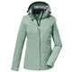 Funktionsjacken - Wasser- und winddichte Damen-Funktionsjacke – Farbe PISTAZIE – Ansicht 1 Funktionsjacken - Wasser- und winddichte Damen-Funktionsjacke, in Größe 036 bis 054, in Farbe DUNKELBLAU – Farbe PISTAZIE – Ansicht 1
