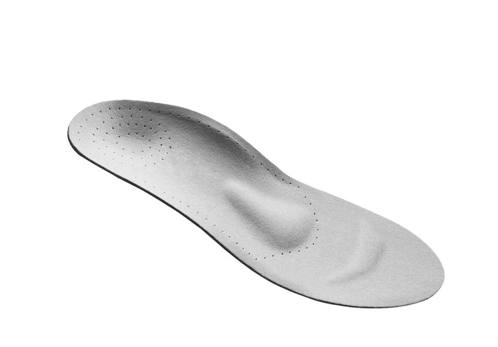 Gesunder Fuß - Fersensporn-Fussbett-Einlagen, 1 Paar, in Größe 037 bis 046, in Farbe GRAU