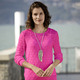 Langarm - Pullover in Ajourstrick – Farbe PINK Langarm - Pullover in Ajourstrick, in Größe 036 bis 052, in Farbe PINK