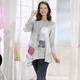 Hosen in Schlupfform - Magic-Jeans mit hohem Stretchanteil – Farbe DUNKELBLAU – Ansicht 3 Hosen in Schlupfform - Magic-Jeans mit hohem Stretchanteil, in Größe 019 bis 058, in Farbe WEISS – Farbe DUNKELBLAU – Ansicht 3
