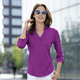 Tuniken - Shirt-Tunika mit Polokragen – Farbe BEERE Tuniken - Shirt-Tunika mit Polokragen, in Größe 036 bis 052, in Farbe JEANSBLAU