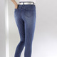 Hosen - Jeans mit floralen Lochstickereien und Strasssteinchen – Farbe JEANSBLAU – Ansicht 4 Hosen - Jeans mit floralen Lochstickereien und Strasssteinchen, in Größe 017 bis 050, in Farbe HELLBLAU – Farbe JEANSBLAU – Ansicht 4