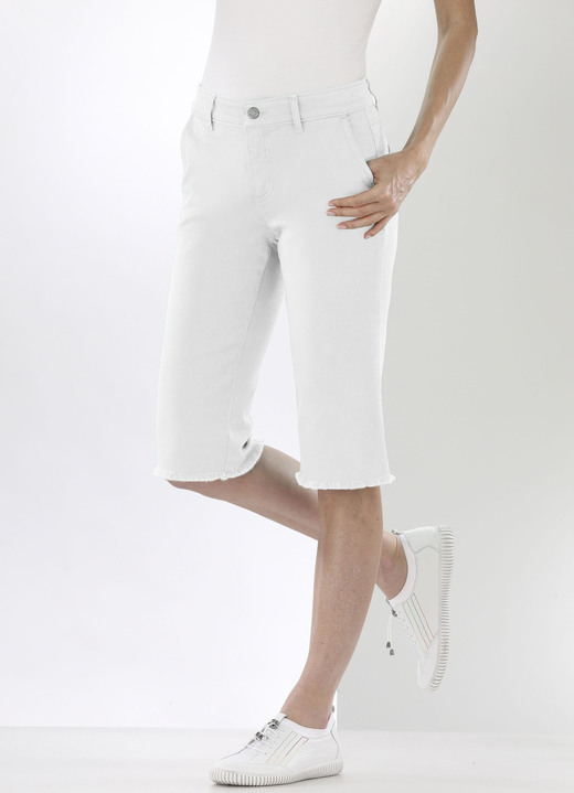 Jeans - Magic-Jeans-Bermudas Ansicht 3 Jeans - Magic-Jeans-Bermudas, in Größe 034 bis 050, in Farbe ECRU Ansicht 3