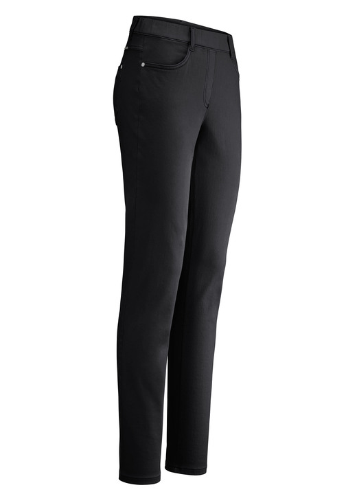 Damenmode - Magic-Jeans mit hohem Stretchanteil Damenmode - Magic-Jeans mit hohem Stretchanteil, in Größe 017 bis 054, in Farbe SCHWARZ
