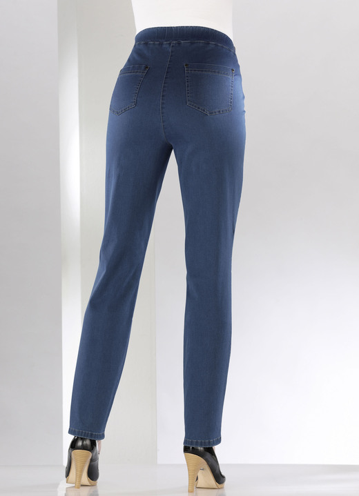 Hosen in Schlupfform - Bauchweg-Jeans in Schlupfform Ansicht 6 Hosen in Schlupfform - Bauchweg-Jeans in Schlupfform, in Größe 018 bis 245, in Farbe SCHWARZ Ansicht 6