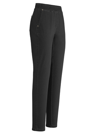 Bauchweg-Jeans in Schlupfform