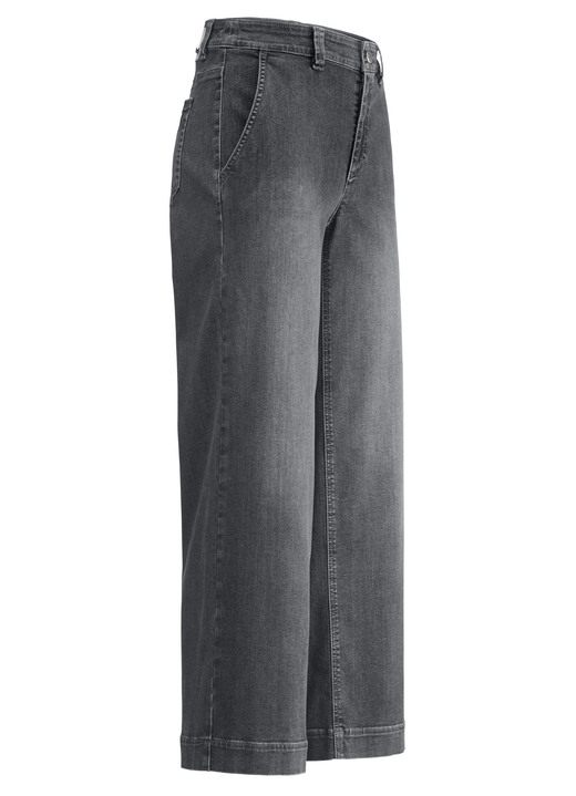 Hosen - Jeans-Culotte mit luftig-weitem Bein, in Größe 018 bis 054, in Farbe ANTHRAZIT Ansicht 1