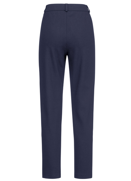 Hosen - Jerseyhose mit abgesteppten Biesen Ansicht 2 Hosen - Jerseyhose mit abgesteppten Biesen, in Größe 017 bis 052, in Farbe MARINE Ansicht 2
