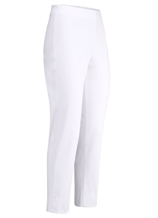 Hosen - Soft-Stretch-Hose in 7/8-Länge Ansicht 2 Hosen - Soft-Stretch-Hose in 7/8-Länge, in Größe 017 bis 052, in Farbe WEISS Ansicht 2