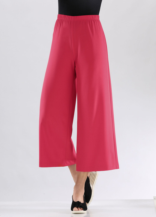 culotten - Pflegeleichte Culotte Ansicht 3 culotten - Pflegeleichte Culotte, in Größe 018 bis 054, in Farbe SCHWARZ Ansicht 3