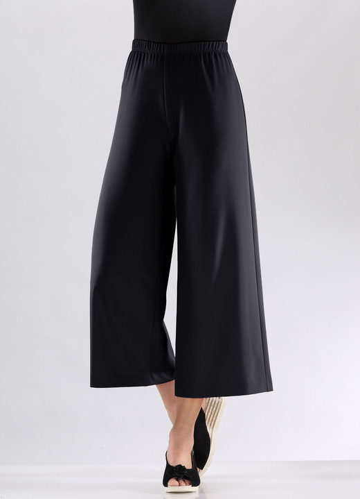 culotten - Pflegeleichte Culotte culotten - Pflegeleichte Culotte, in Größe 018 bis 054, in Farbe SCHWARZ