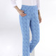 Hosen - Hose in aktueller Dessinierung – Farbe AZURBLAU-WEISS – Ansicht 3 Hosen - Hose in aktueller Dessinierung, in Größe 018 bis 052, in Farbe AZURBLAU-WEISS – Farbe AZURBLAU-WEISS – Ansicht 3