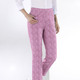Hosen - Hose in aktueller Dessinierung – Farbe PINK-WEISS – Ansicht 3 Hosen - Hose in aktueller Dessinierung, in Größe 018 bis 052, in Farbe AZURBLAU-WEISS – Farbe PINK-WEISS – Ansicht 3