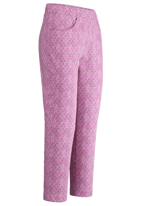 Hosen - Hose in aktueller Dessinierung Ansicht 5 Hosen - Hose in aktueller Dessinierung, in Größe 018 bis 052, in Farbe AZURBLAU-WEISS Ansicht 5