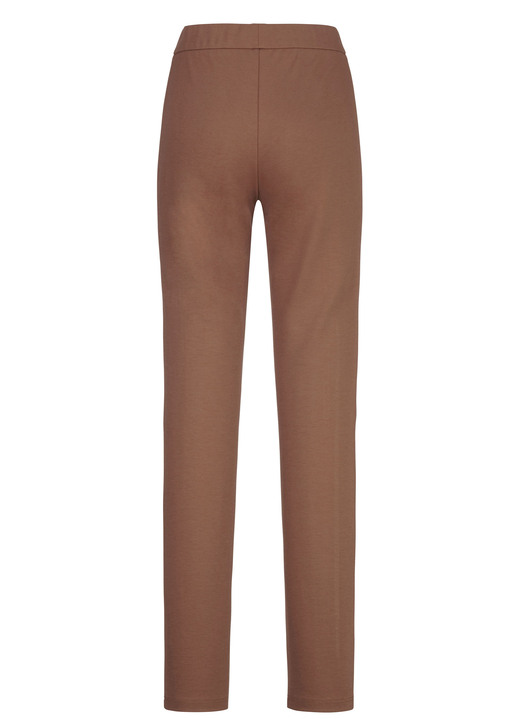 Hosen - Hose mit figurgünstiger Teilungsnaht Ansicht 5 Hosen - Hose mit figurgünstiger Teilungsnaht, in Größe 018 bis 054, in Farbe MOKKABRAUN Ansicht 5