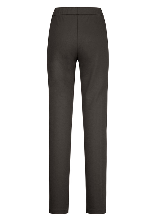 Hosen - Hose mit figurgünstiger Teilungsnaht Ansicht 11 Hosen - Hose mit figurgünstiger Teilungsnaht, in Größe 018 bis 054, in Farbe MITTELGRAU Ansicht 11