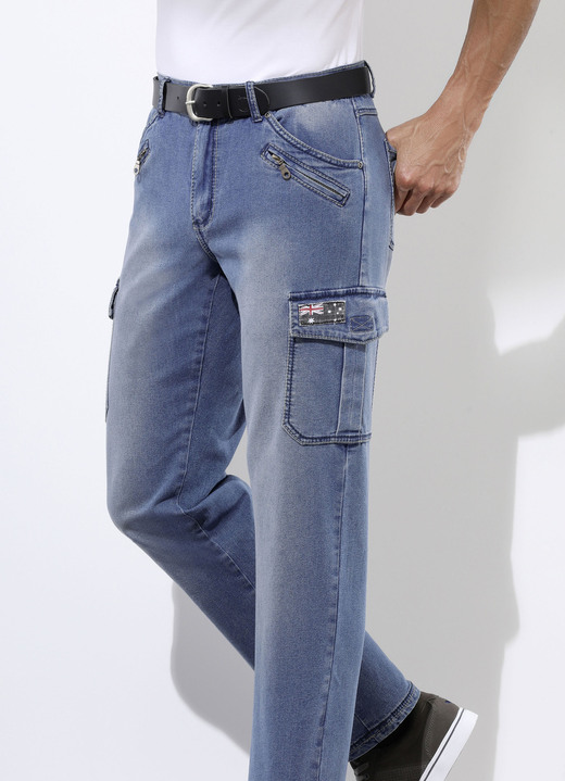 Jeans mit seitentasche clearance
