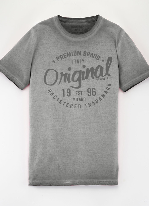 Shirts - T-Shirt von „Milano Italy“ in 3 Farben Ansicht 2 Shirts - T-Shirt von „Milano Italy“ in 3 Farben, in Größe 3XL (64/66) bis XXL (60/62), in Farbe BEERE Ansicht 2