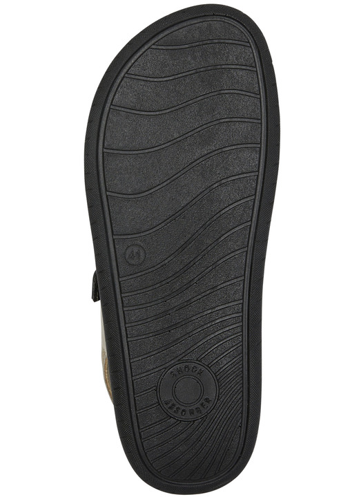 - Gemini Sandale aus Rind-Nappaleder, in Größe 040 bis 046, in Farbe TAUPE Ansicht 3