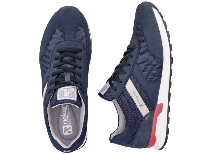 - Rieker Sneaker im sportlichen Design, in Größe 040 bis 047, in Farbe MARINE-GRAU Ansicht 5