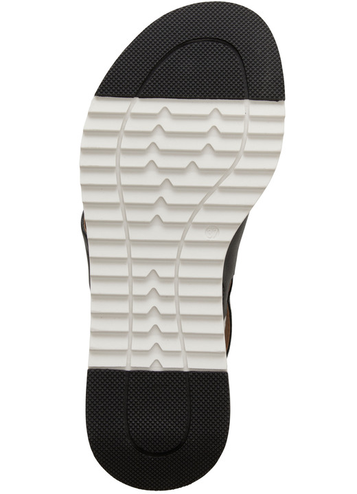 Sandaletten & Pantoletten - Caprice Sandale aus Nappaleder, in Größe 036 bis 042, in Farbe SCHWARZ Ansicht 3