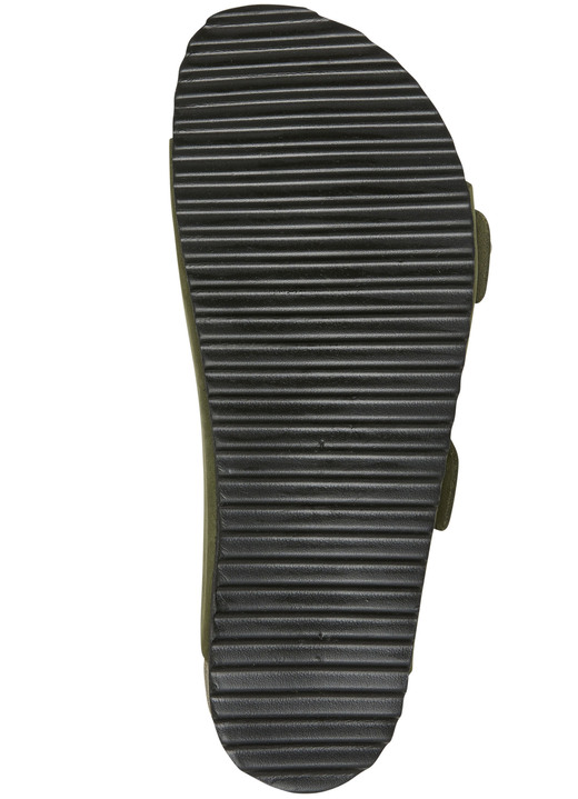 Sandaletten & Pantoletten - Andrea Conti Pantolette mit bunt bedrucktem Lederfußbett Ansicht 12 Sandaletten & Pantoletten - Andrea Conti Pantolette mit bunt bedrucktem Lederfußbett, in Größe 036 bis 042, in Farbe GELB Ansicht 12