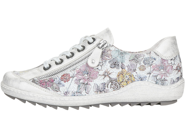 Slipper & Schnürschuhe - Remonte, elegante Damen-Sneaker, Weite G, mit Reißverschluss, in Größe 036 bis 042, in Farbe SILBER-BUNT Ansicht 8