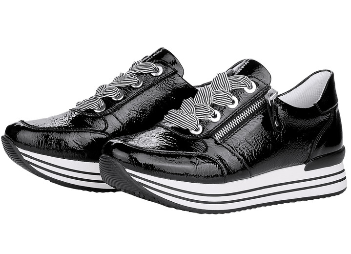 - Remonte Sneaker mit effektvoller Schnürung, in Größe 036 bis 042, in Farbe SCHWARZ Ansicht 4